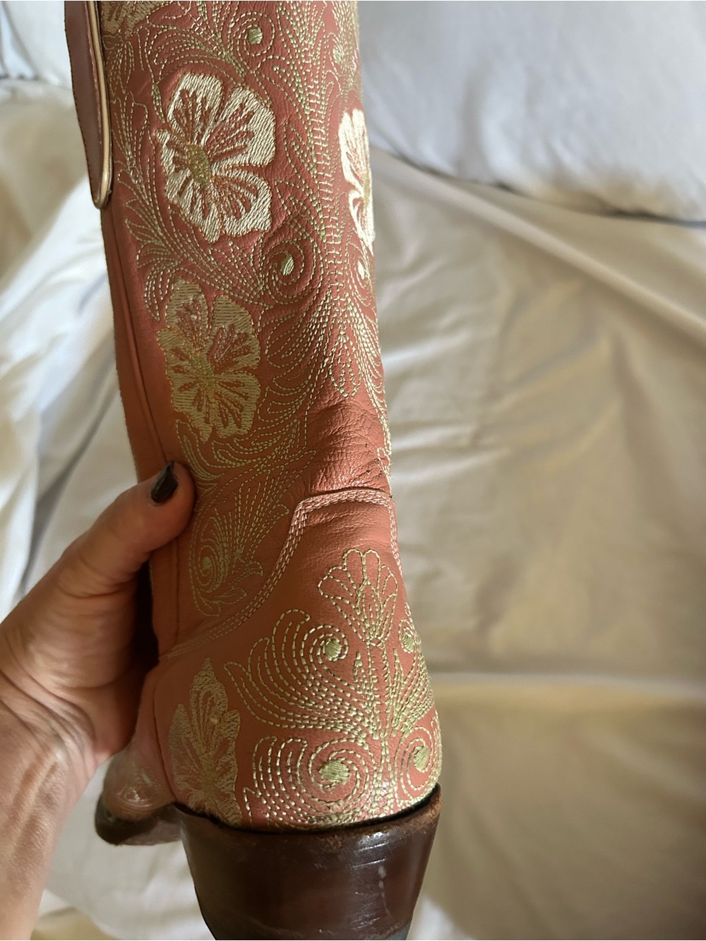 Pink Old Gringo boots - refurbished sole - Picture 14 of 14
